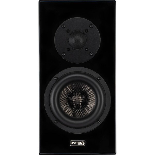 Main product image for Dayton Audio OPAL1 Bookshelf Speaker Pair Gloss Black300-4600